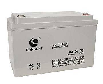 CONSENT蓄电池GS12V100AH
